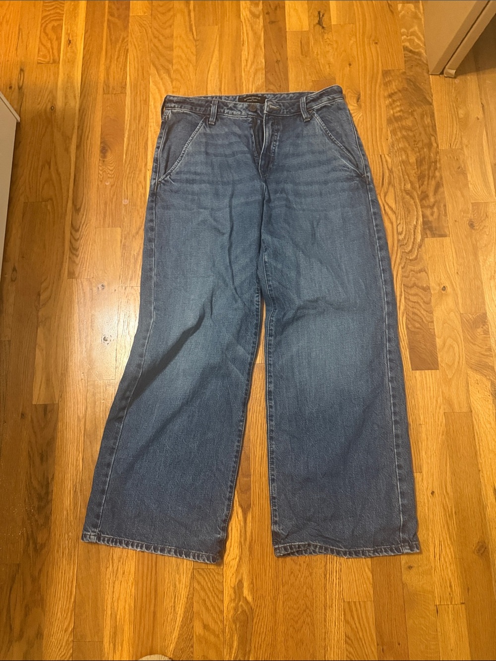 Banana Republic Light Blue High-Rise Trousers